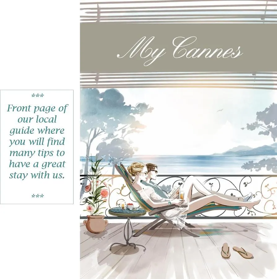 Top Floor 2 Beds 2Baths Cannes Apartment